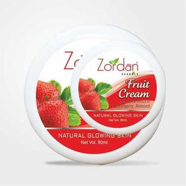 Zordan Fruit Cream Contains Natural Extract Of Strawberry And Almond Color Code: White