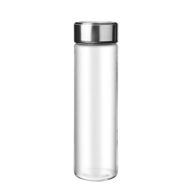 White Borosilicate Crystal Glass Bottle With Narrow Flip Top Lid And Highly Durable