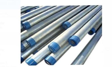 Silver Galvanized Iron Drinking Water Threaded Round Pipe With 6 Meter Length