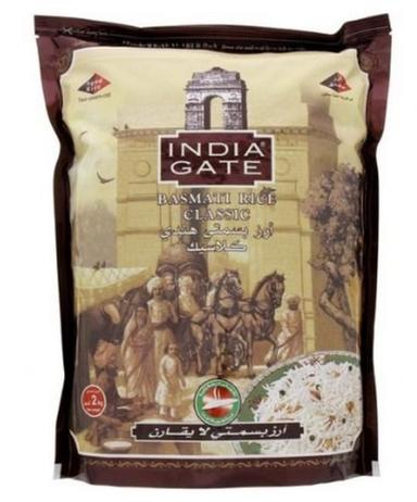 White India Gate Classic Basmati Rice With High Nutritious Value And Rich Taste