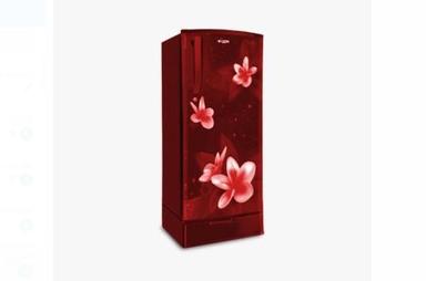 Maroon Good Quality Single Door Gem Refrigerator Used For Home And Capacity 230 Liter 