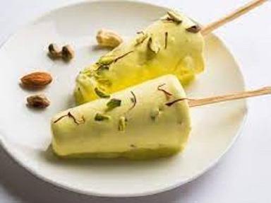 Badam And Pist Mix Delicious Taste Yellow Sweet Kulfi Ice Cream Fat Contains (%): 5 Percentage ( % )