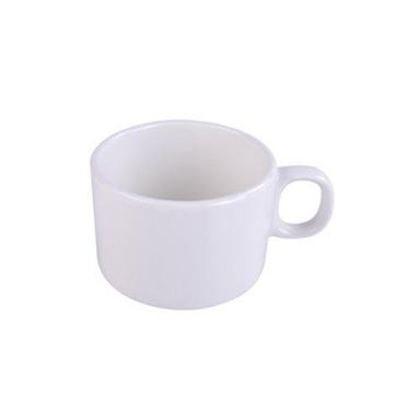 White Plain Ceramic Tea Cup, Beautiful Design And Excellent Performance Application: For Kitchen