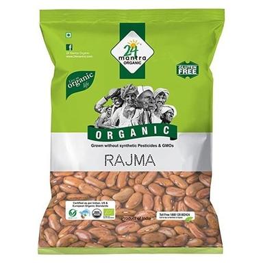 Red  100 Percent Organic And Natural Quality 24 Mantra Unpolished Rajma Kidney Beans 