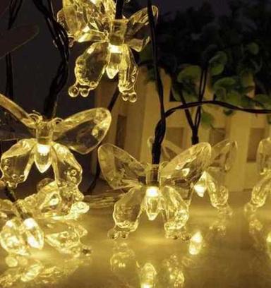 Led Aluminium Electricals Designer Light In Butterfly Shape, Yellow Color Lighting: Changing