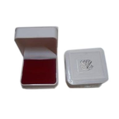 White Plastic Earrings Jewelry Boxes With Sleek And Modern Design Design: Plain