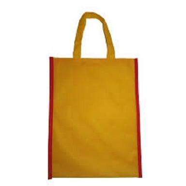 Screen Printing Pp Plain Yellow Carry Bag For Use Shopping And Multi-Purpose Durable Attractive Economical