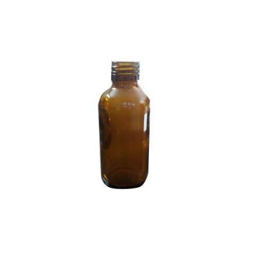 Round Brown 50Ml Reusable Amber Glass Bottle With Screw Cap Perfect For Storing Liquids