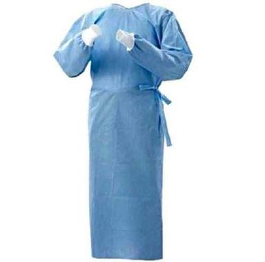 Blue Ecofriendly Non Woven Surgical Gown High Quality Material And Eco Friendly