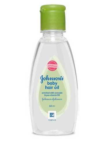 Transparent Johnson'S Baby Hair Oil - Avocado & Pro-Vitamin B'S, 100 Ml Skin Healing Material And All Natural Ingredients