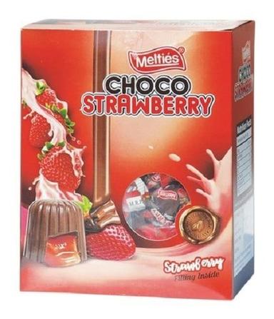Brown Natural Delicious And Mouthwatering With Sweet Taste Melties Choco Strawberry