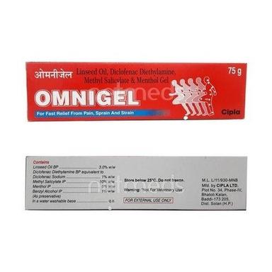 White 75 Gram Omnigel Ointment For Sore Skin Or On An Injury To Help It Get Better