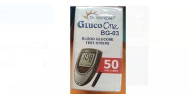 Black Blood Glucose Test Strip, Pack Of 50 Pieces And Measuring Range 10 To 599 Mg/Dl