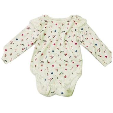 Round Neck Full Sleeve Casual Wear Printed Baby Cotton Infant Romper
