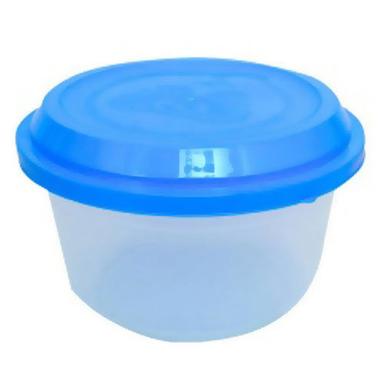 White Round Shape Sturdy And Long Durable Eco Friendly Transparent Plastic Box