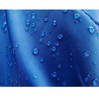 Exceptionally Soft Plain Blue And Breathable Polyster Fabric Ideal Use For Raincoats, Jackets, Suits And Other Clothing Items