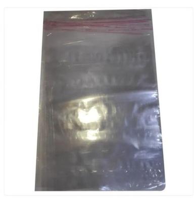 Pvc Transparent Plain Pp Open Flap Tape Bag For Packaging, 250 Gram 