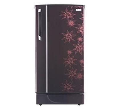 Purple Energy Efficient And Long Lasting Easy To Clean Floral Printed Single Door Refrigerator