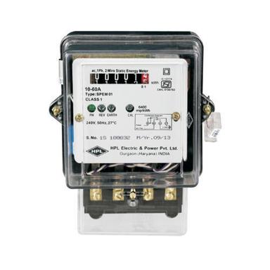 Single Phase Electric 2 Wire Static Energy Meter