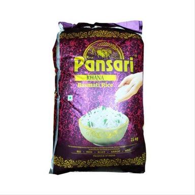 100% Natural And Organic White Pansari Khana Basmati Rice For Cooking, 25 Kg Crop Year: 1 Years