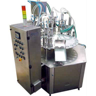 Grey Stainless Steel Automatic Ice Cream Filling Machine With Three Phase