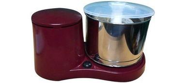 Maroon And Silver Stainless Steel 350W Semi-Automatic Table-Top Wet Grinder  Application: Kitchen