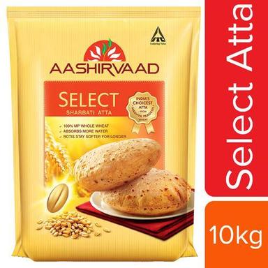 White  100% Mp Whole Wheat Select Sharbati Atta, For Food, Home, Hotel, 10 Kg