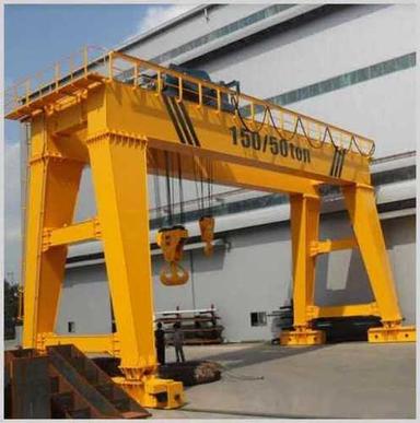 Hydraulic Double Girder Eot Cranes For Construction Use, Yellow Color Load Capacity: 1-200 Tonne