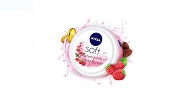 Smooth Texture Skin Friendly Nivea Soft Light Moisturizing Cream Berry Blossom 200 Ml