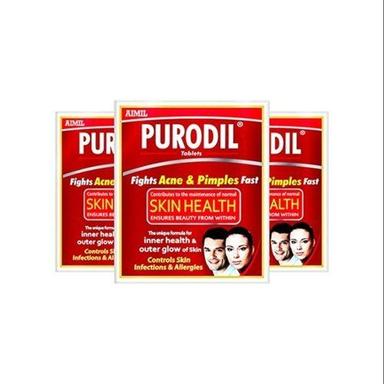 Purodil Blood Purifying Ayurvedic Tablets Control Skin Infections & Allergies Age Group: For Adults