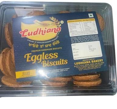  लो-फैट स्वीट लो फैट एगलेस बेकरी बेक्ड बिस्किट बॉक्स पैकेजिंग के साथ गोल आकार का स्वादिष्ट स्वाद