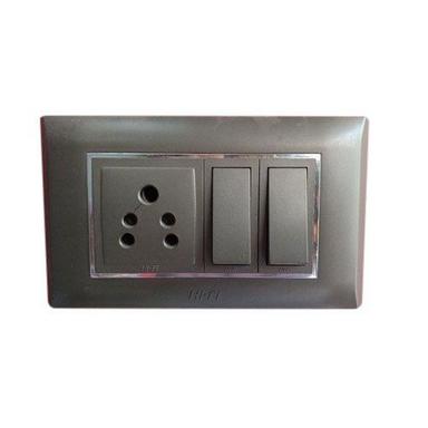 100% Safe White Pvc Electrical Switch Boards With One Switch And Sockets Accuracy: 35 Â°C