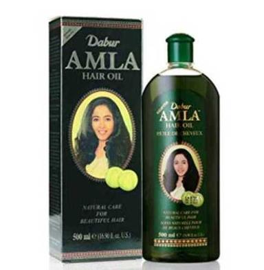 100% Dabur Amla Hair Oil 500Ml Rich In Vitamin C Antioxidants With Bright Orange Fruit Reduces Hair Loss Length: 14 Millimeter (Mm)