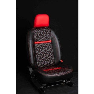Soft, Durable, High Quality and Long Lasting Black Red Leather Designer Car Seat Covers