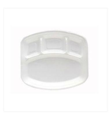 Attractive, Durable White Disposable Thermocol Material Plate Use In Event And Party Supplies