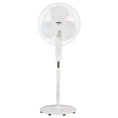 White Usha Pesdestal Fan Material Plastic Mounting Type Standing Strong And Durable Blade Diameter: 400 Millimeter (Mm)