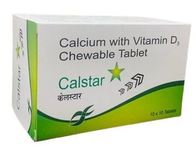 Calcium With Vitamin D Tablet For Building Strong Bones And Teeth (10X10 Tablets) General Medicines
