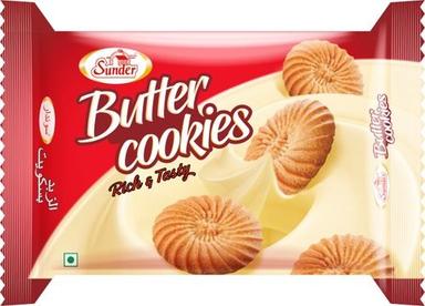Glucose Made With Natural Ingredents, Rich And Sweet Tasty Round Shape Butter Cookies