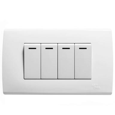 Polycarbonate Durable, Easy To Install Or Use And Versatile White Color Electrical Modular Switches