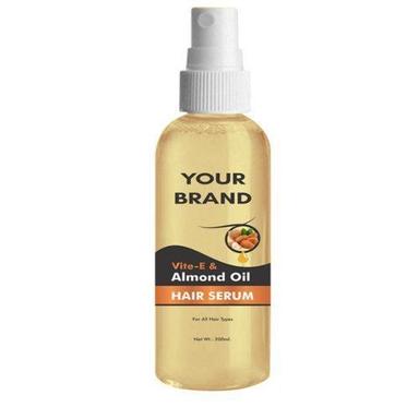 Natural Vite-E & Almond Oil Hair Serum For All Hair Type, 200 Ml, For Personal & Parlour Use