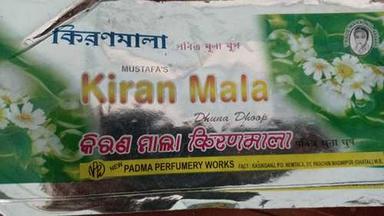 8 Inch Bamboo Material Kiran Mala Dhuna Incense Stick In Plastic Packet Packaging  Burning Time: 30 Minutes