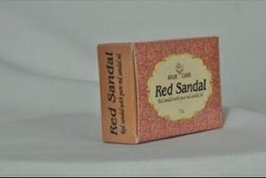 Yellow Nice Fragrance Skin Friendly 100% Natural Red Sandal Herbal Soap For Bathing