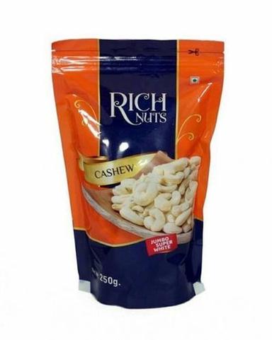 White Natural Dried High In Fibre Whole Roasted Cashew Nuts 