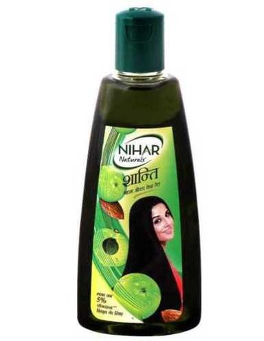 Reduce Hair Fall Strong And Silky Hair Nihar Shanti Amla And Badam Hair Oil Gender: Female