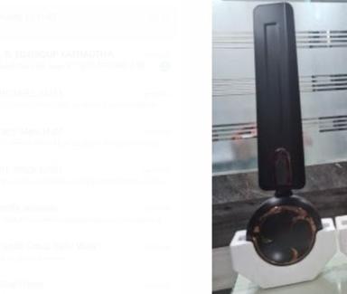 Black Ceiling Fan, Power 50 Watt, Related Voltage 220 V, Speed 400 Rpm Blade Diameter: 12 Millimeter (Mm)