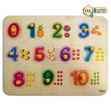 Kid Learning Aid & Educational Toy Beautiful Multicolor Counting Puzzle Game Age Group: 3