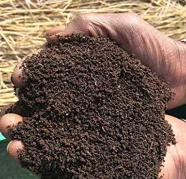 Brown Organic Compost Fertilizer Application: Agriculture