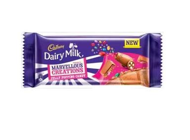 Brown Cadbury Dairy Milk Jelly Popping Candy Chocolate Bar 