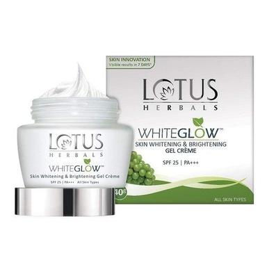 Waterproof Lotus White Glow Skin Whitening And Brightening Gel Cream