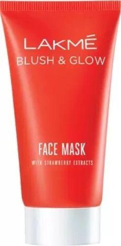 Waterproof Lakme Blush And Glow Face Mask With Strawberry Extracts, Pack Of 120Gm